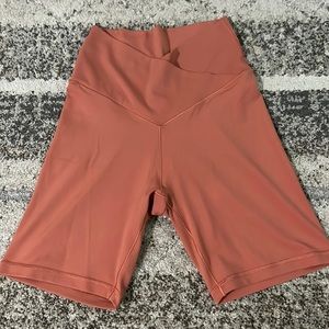 Aerie crossover biker shorts 7”